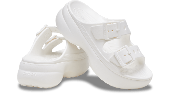 Crocs | Women | Saturday Platform | Sandals | White | - 212880-100