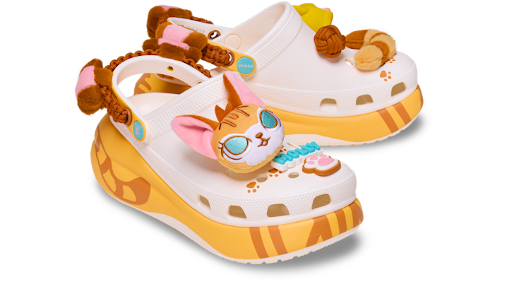 Pop Mart x Crocs Wmns Classic Crush Clog 'Mega Space Molly' | Orange | Women's Size 7 - 212963-90H