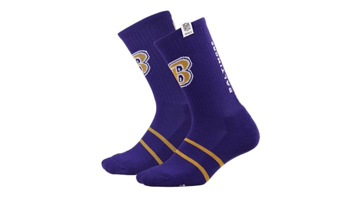 NFL Baltimore Ravens Crocs Socks