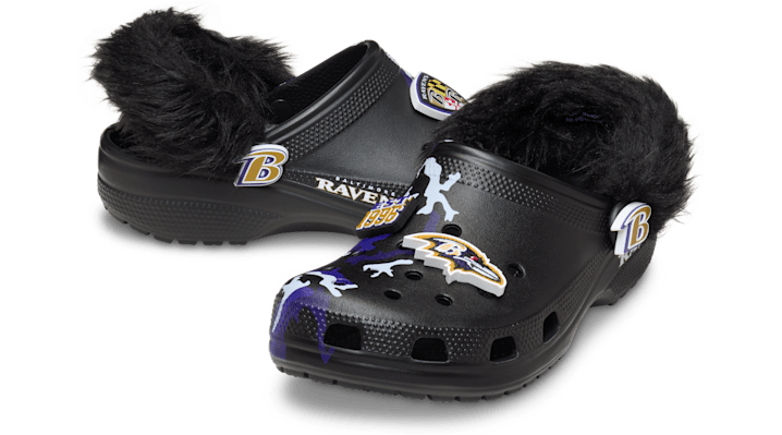 NFL x Crocs Classic Clog 'Baltimore Ravens' | Black | Men's Size 5 - 213166-90H