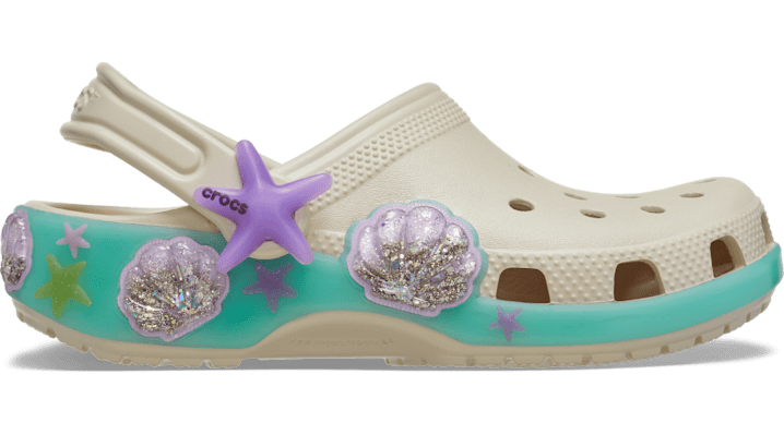 Crocs Classic Sea Sparkle Shaker Sabots Enfants Frappé - vue 1