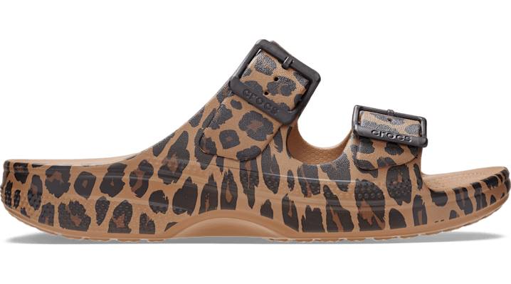 Crocs Saturday Animal W SLd Sandales Femmes SepiaLeopard