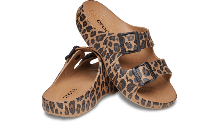 Crocs | Women | Saturday Animal W SLd | Sandals | Sepia/Leopard | - 213319-2LD