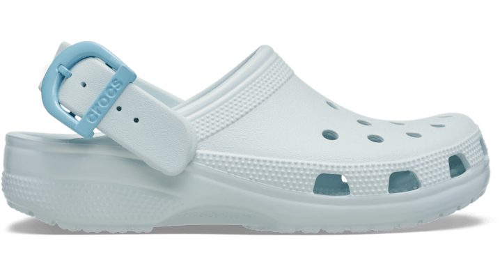 Crocs Classic Enamel Buckle Sabots Unisex Vapor Ice - vue 1
