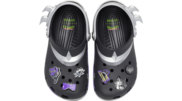 Boys Crocs Ninja Turtle - Boys' Grade School Shoes Purple/Silver Size 06.0