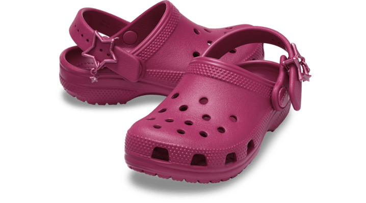 Crocs  Clogs (Shoes) Classic Star Buckle Clog K  (girls) - 213941-7DQ