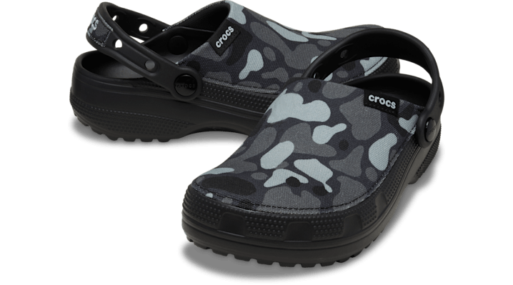 Crocs | Unisex | Crafted Camo | Clogs | Black | - 214046-001