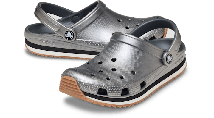 Crocs | Unisex | Crocband™ Metallic Runner | Clogs | Carbon | - 214107-0YK