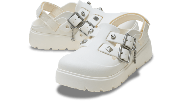 Crocs | Women | Loaferette Star Studded | Clogs | Chalk | - 214212-0WV