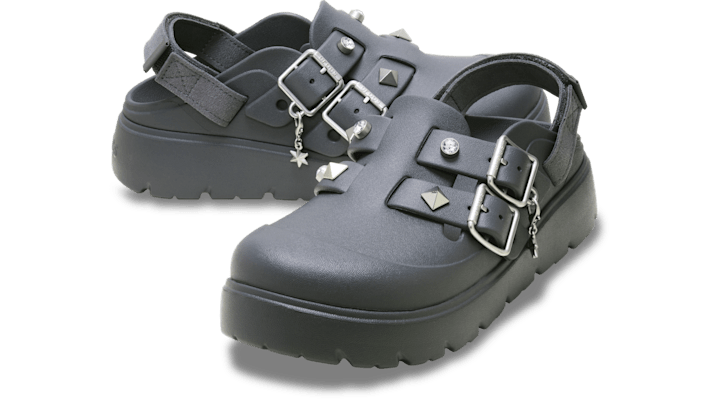 Crocs | Women | Loaferette Star Studded | Clogs | Carbon | - 214212-0YK