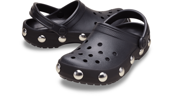 Crocs unisex Classic Big Studded Clogs Black - 214236-001