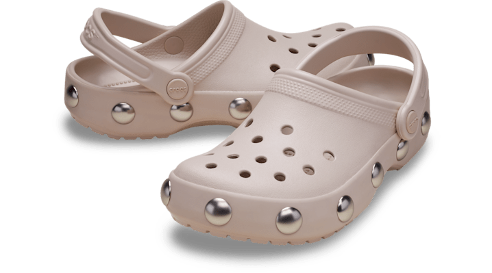 Crocs unisex Classic Big Studded Clogs Cocoa Crème - 214236-2PL