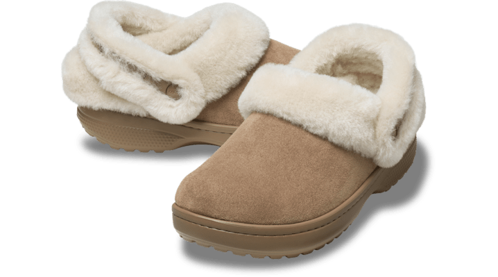 Crocs Suede Kid's Sneakers - Brown - Size 4 - Suede - 214740-2EY