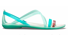 Women's Crocs Isabella Cut-Out Graphic Strappy Sandals
