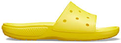Classic Crocs Slide in Lemon.