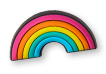 Rainbow Jibbitz.