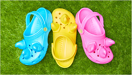 PEEPS X Crocs コラボ商品のイメージ画像