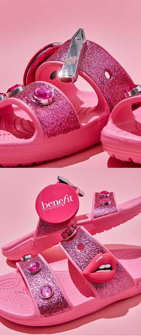 Benefit x Crocs Is the Footwear-Meets-Makeup Collaboration You