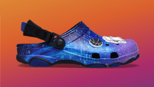 Space Jam Adult's Blue Clog.