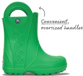 Kids’ Handle It Rain Boot in Grass Green.