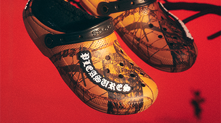 Pleasures Mossy Oak Camo Classic Lined Clog コラボ商品のイメージ画像