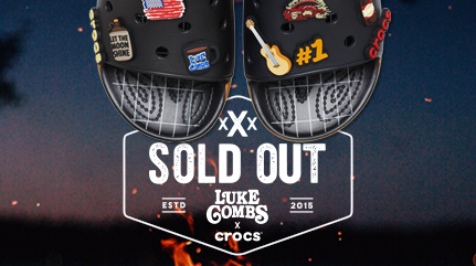 Luke Combs X Crocs コラボ商品のイメージ画像