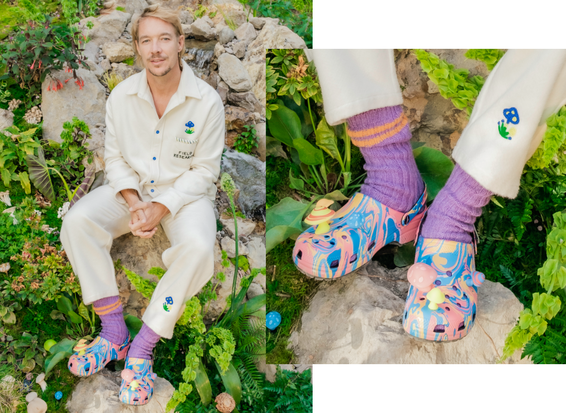 Diplo in clogs.