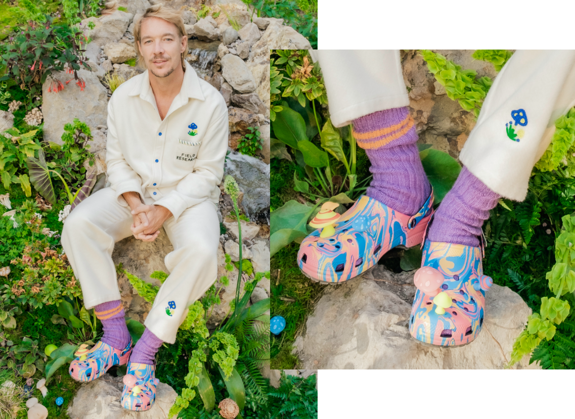 diplo x crocs classic clog mlt