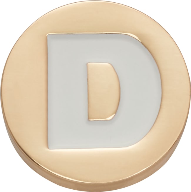 Gold Letter D