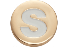 Gold Letter S;