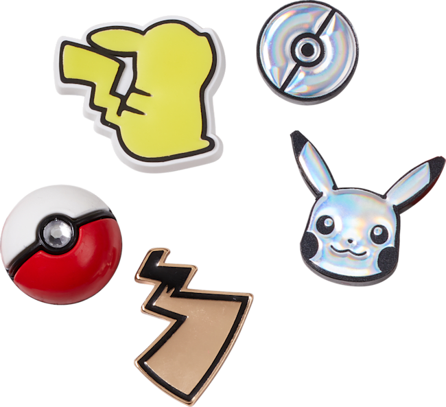 Ensemble de 5 breloques Pokémon surélevées