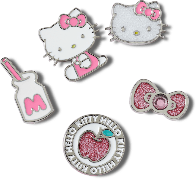 Ensemble de 5 breloques surélevées Hello Kitty