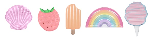Pastel Pool Party 5 Pack;