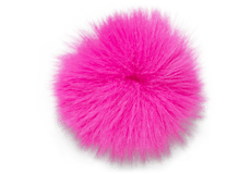 Neon Mini Pink Puff Ball;