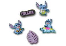 Ensemble de 5 breloques tropicales Stitch;