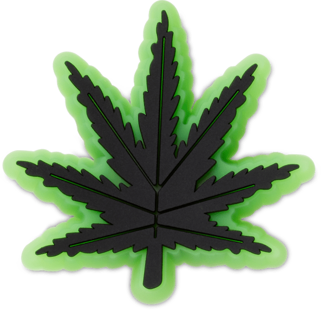Lights Up Hemp Leaf;