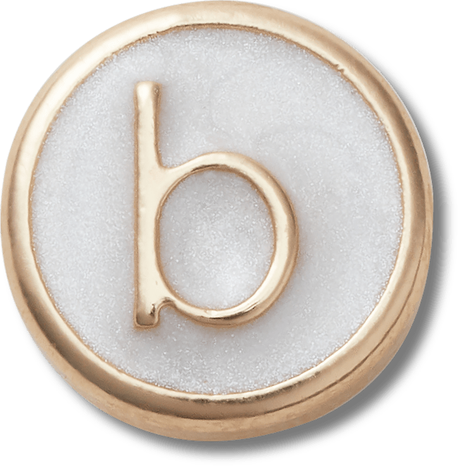 Tiny Pearlized Letter B
