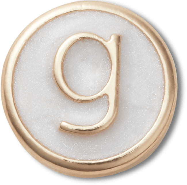Tiny Pearlized Letter G