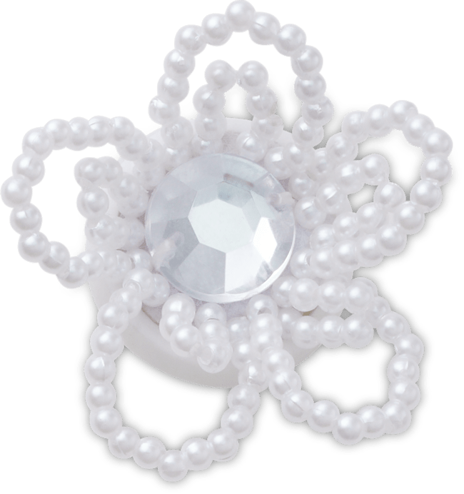 Beaded Pearl Flower;