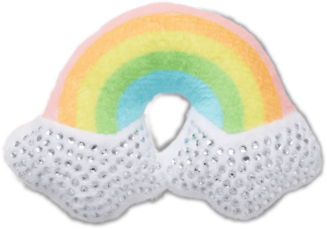 Plush Studded Rainbow;