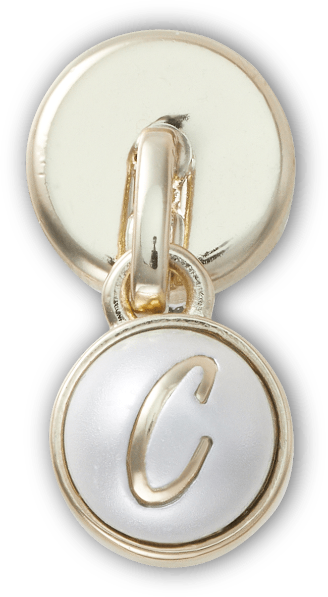 Pearl C Dangle Gem