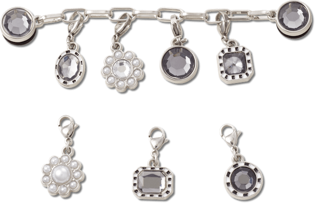 Silver Adjustable Charm Chain;