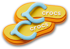 Crocs Flip Flops;