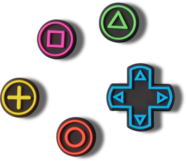 Ensemble de 5 breloques manette de jeu