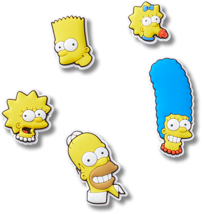Ensemble de 5 breloques The Simpsons