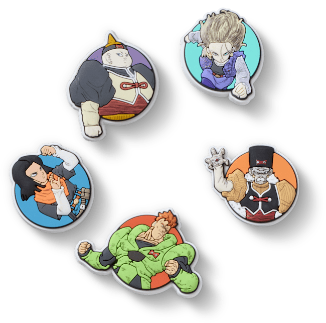Ensemble de 5 breloques Dragon Ball Z