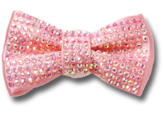 Glitzy Pink Bow;