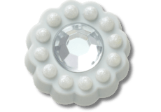Tiny Blue Circle Gem;