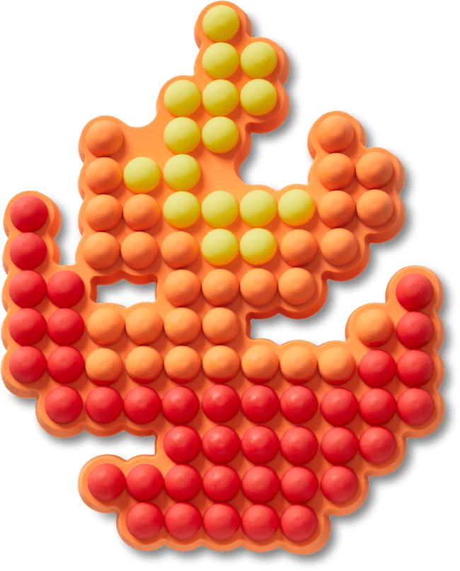 Beaded Flame;