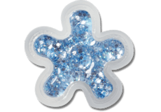 Blue Squish Filled Flower;